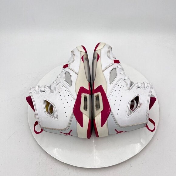 Nike Air Jordan Flight Club 91 Youth Size 4.5Y Women 6 DM1685-102 White Shoes - Picture 8 of 13